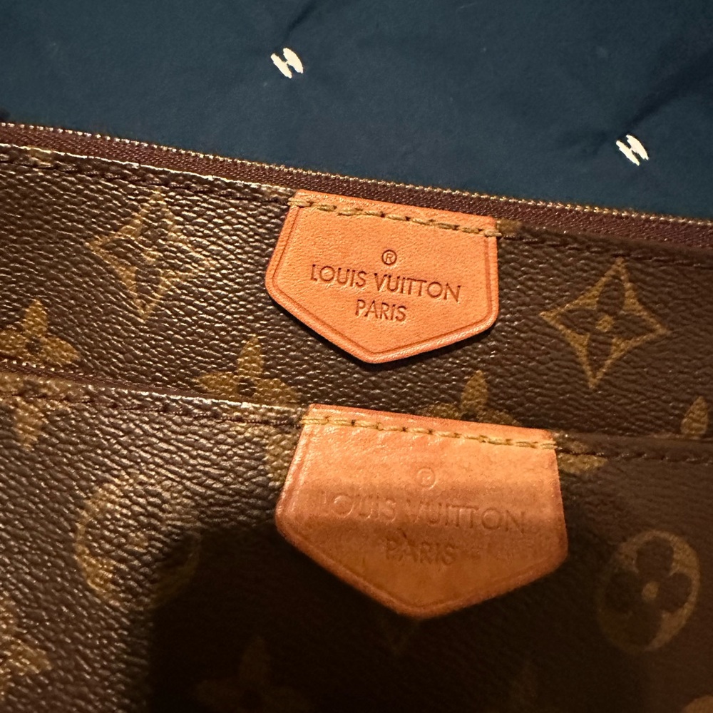 Authentic Louis Vuitton Multi Pochette Accessoires Khaki Full Set - Picture 6 of 17